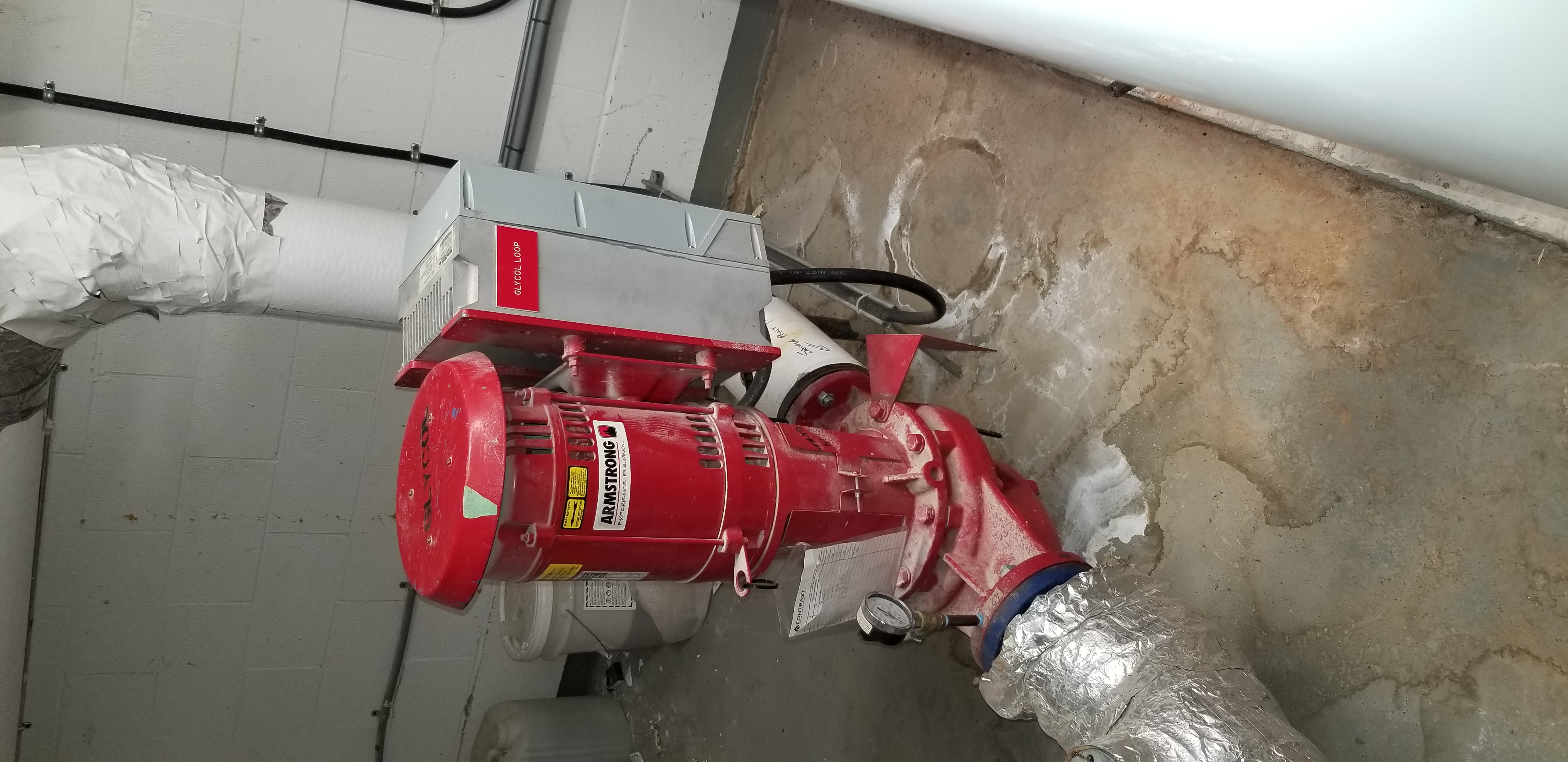 Armstrong glycol pump with loop controller